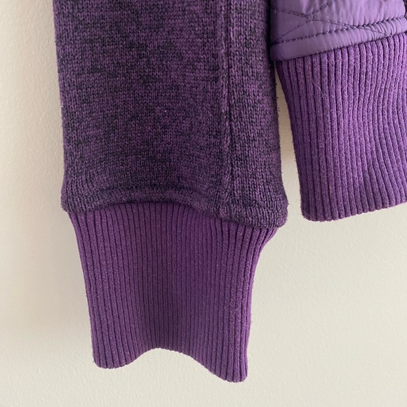 Denver Hayes T-Max Purple Zip-Up Sweater, Size S - Picture 4 of 12